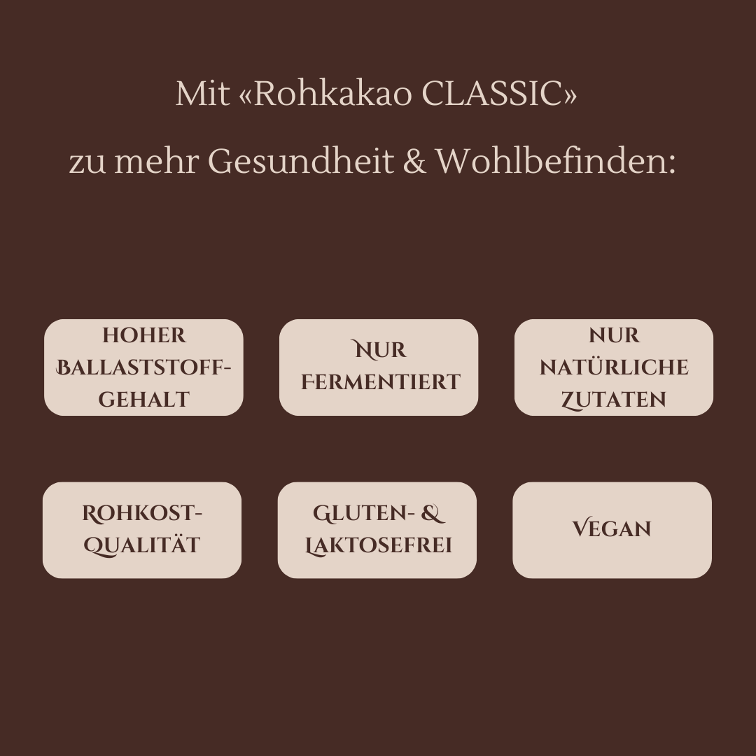 Rohkakao Classic Geniesser (500g)